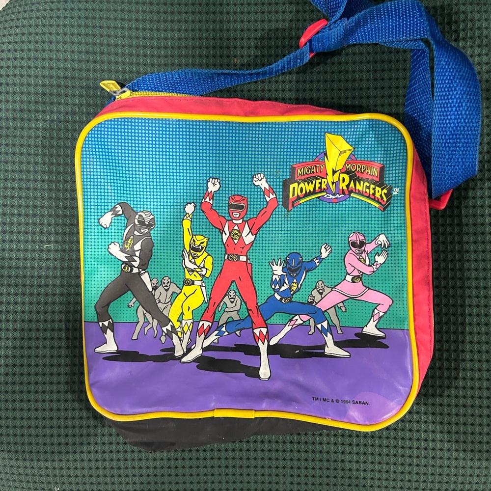 Vintage Mighty morphin power rangers lunchbag!
